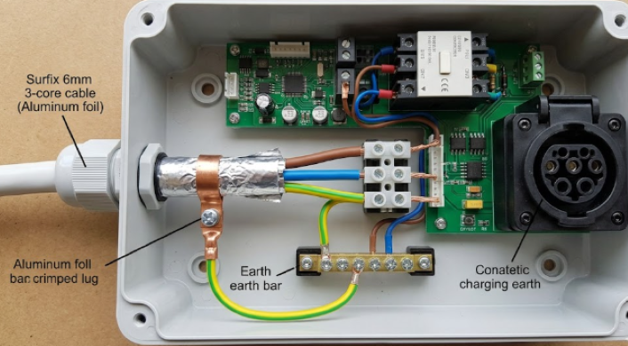 Terminating a Surfix Cable for a EV Charger Installation in Cape Town