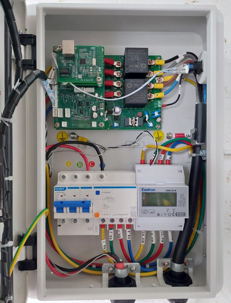Inside a GridCars 7-22kW Charger Wall Box