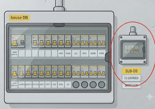 Small sub DB next to main DB